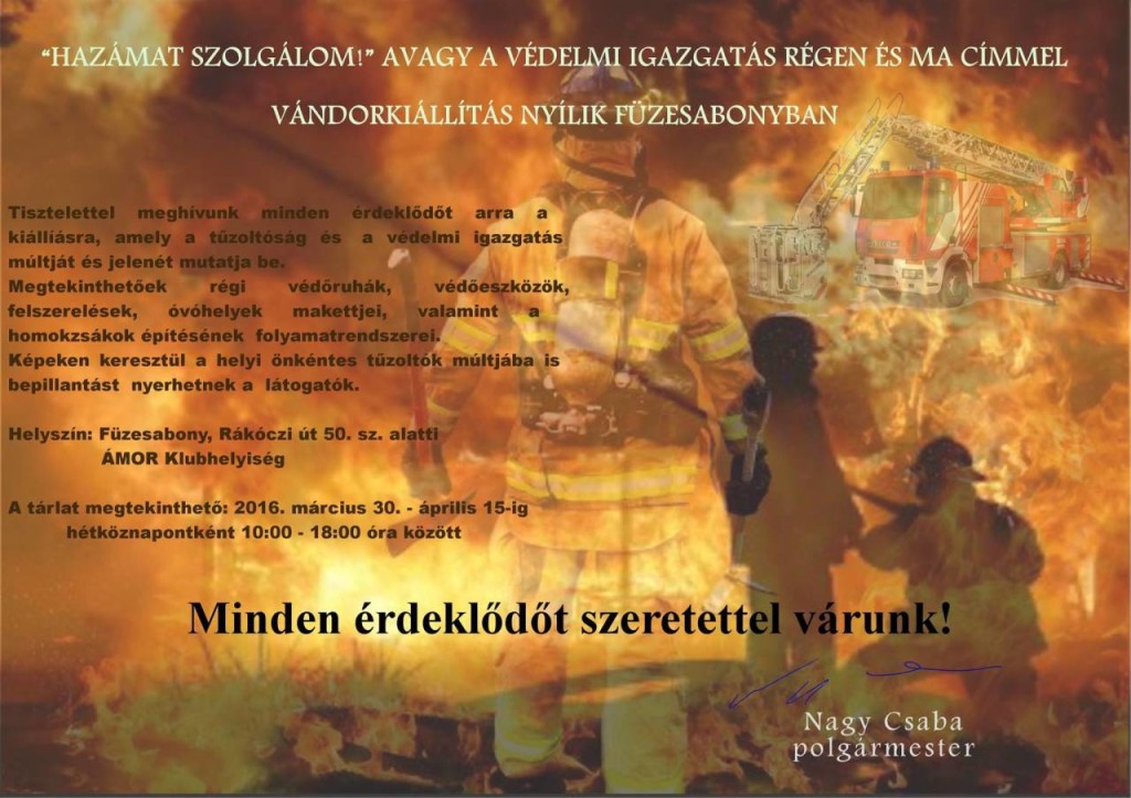 tuzolto kiallitas