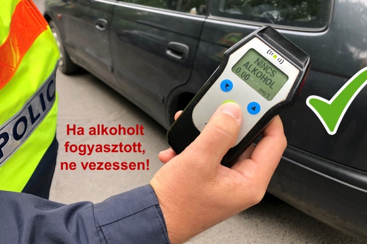 Ha alkoholt fogyasztott, ne vezessen