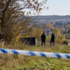 Őszi vidéki rendőrségi helyszínlelés